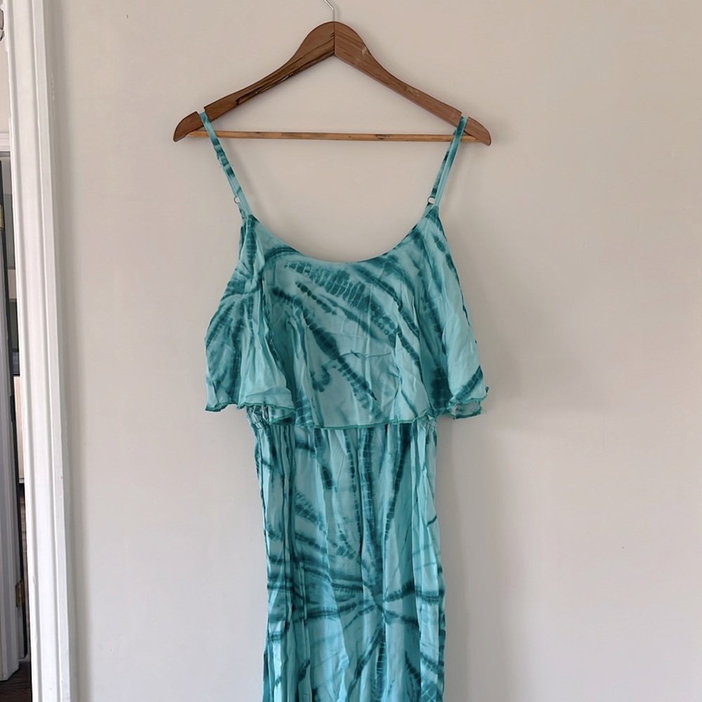 Tie dye maxi dress